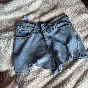 Blue Denim Women's Shorts